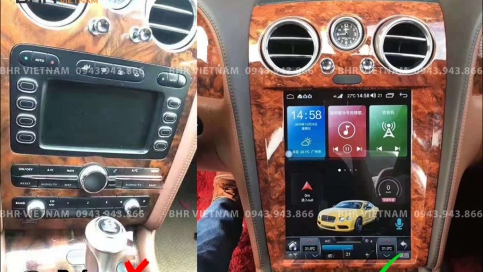 Màn hình DVD Android Tesla Bentley Continental 2005 - 2014 